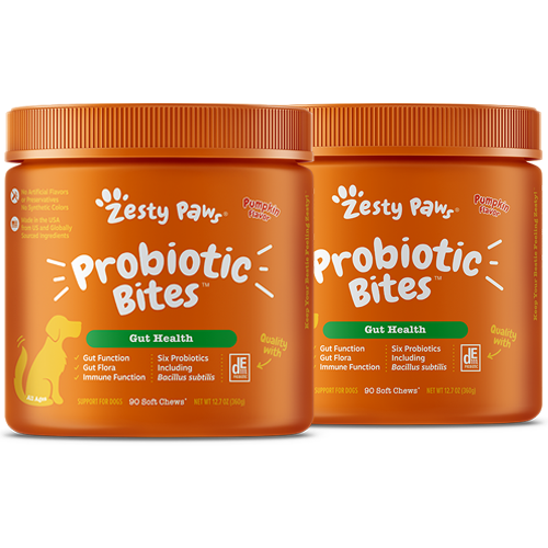 Zesty Paws Probiotic Bites™ 6-Strain Digestive Health Supplement