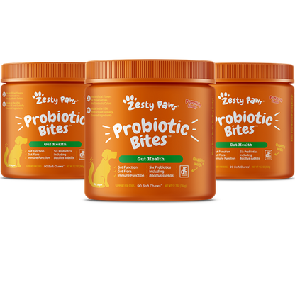 Zesty Paws Probiotic Bites™  6-Strain Digestive Health Supplement