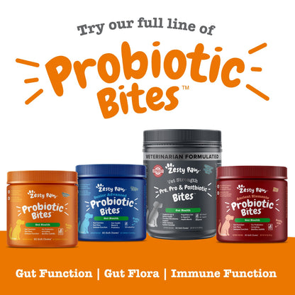 Zesty Paws Probiotic Bites™  6-Strain Digestive Health Supplement
